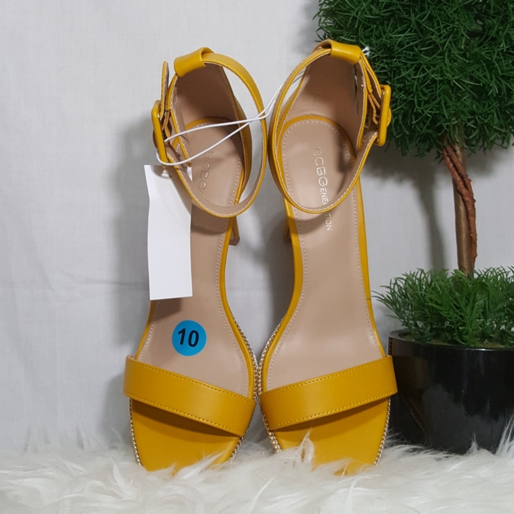 BCBGeneration Golden Jeddi Sandals Size 10 - Picture 5 of 9